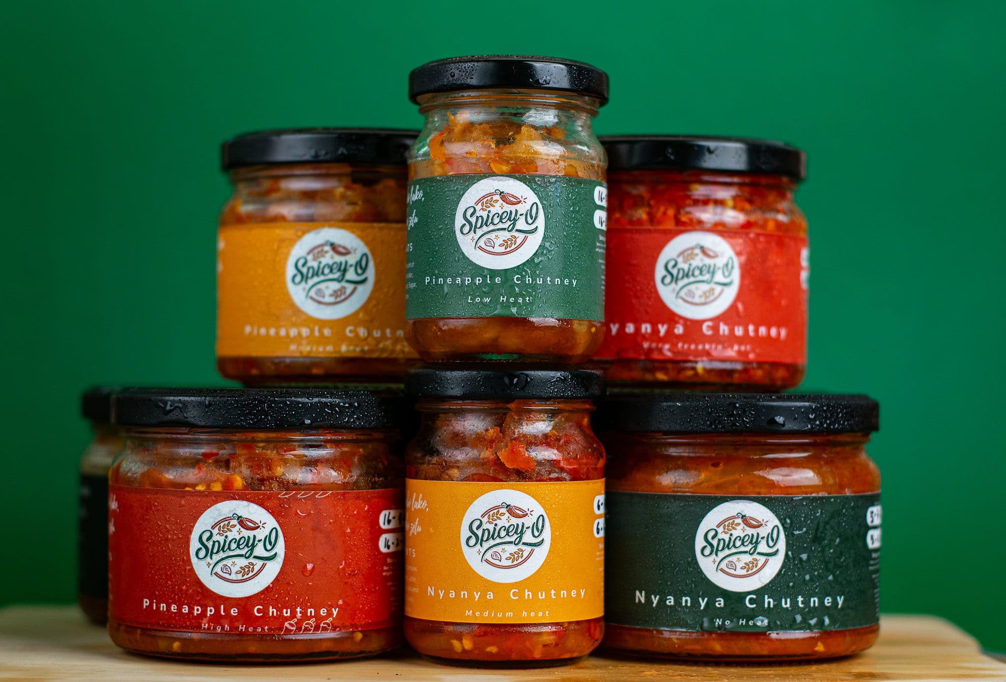 Spicey-O chutney jars